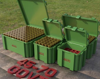 Digital STL file ABOX Ammo box 45-70 GOVT ammunition storage ammo crate 45-70govt