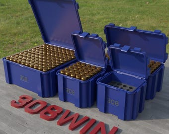 Digital STL file ABOX Ammo box 308 WIN ammunition storage ammo crate 308win