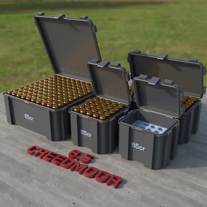 Digital STL file ABOX Ammo box 6.5 Creedmoor ammunition storage ammo crate 6.5 CR