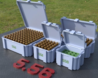Digital STL file ABOX Ammo box 5.56 ammunition storage ammo crate 556 NATO