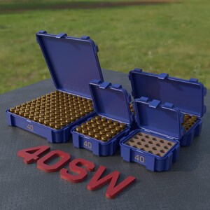 Digital STL file ABOX Ammo box 40 SW ammunition storage ammo crate 40sw