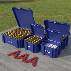 Digital STL file AAA Ammo Box, 3D Printable ABOX Ammunition Storage