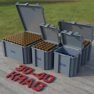 Cyfrowy plik STL ABOX Skrzynka na amunicję 30-40 Krag Skrzynka na amunicję do przechowywania amunicji 30 US Army