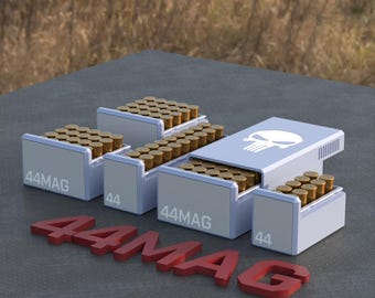 Digital STL file BBOX Ammo box 44 REM Mag ammunition storage ammo crate 44 Mag