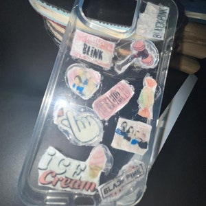 BLACKPINK Design on Clear Phone Case