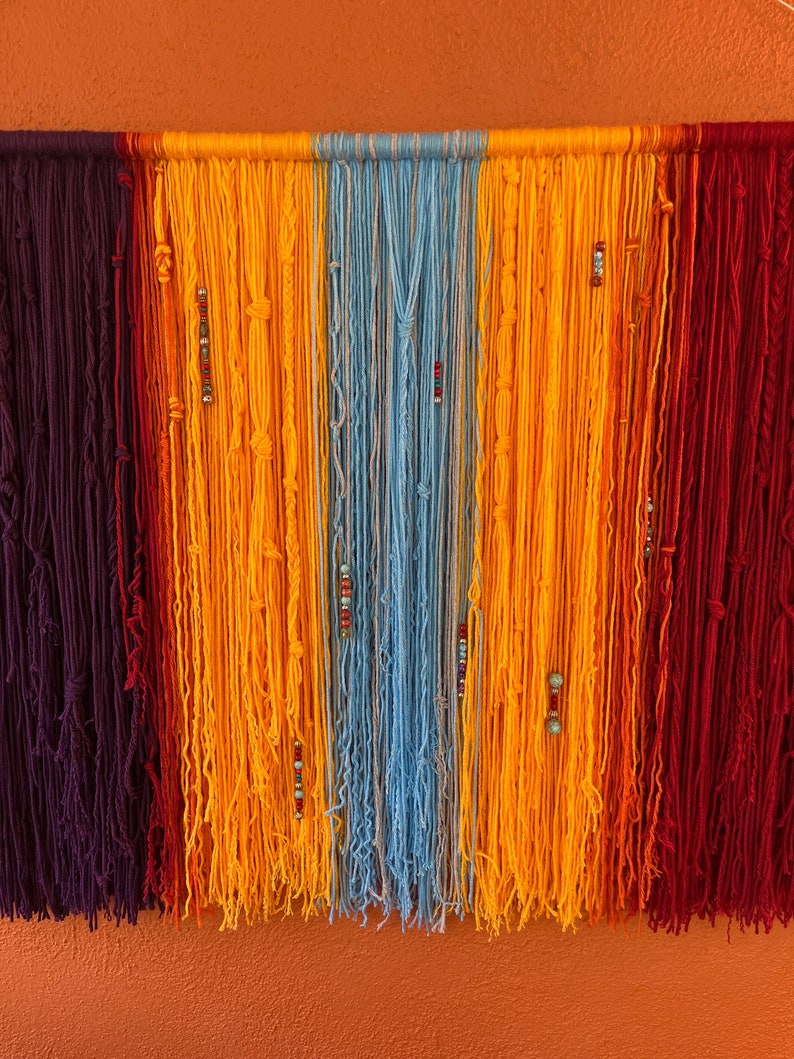 Fiber Wall Decor, Bohemian Wall Art - Etsy - Textured Fiber Wall Decor For Outdoor Festivals