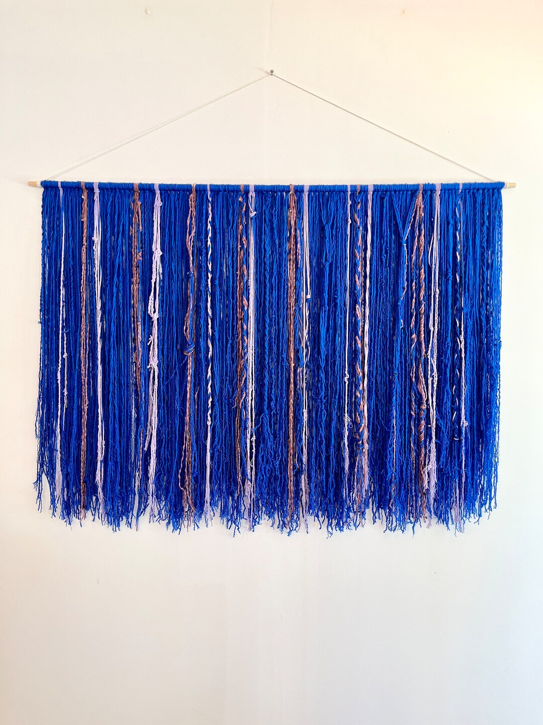 Bohemian Wall Hanging Boho Wall Tapestries Yarn Wall Etsy