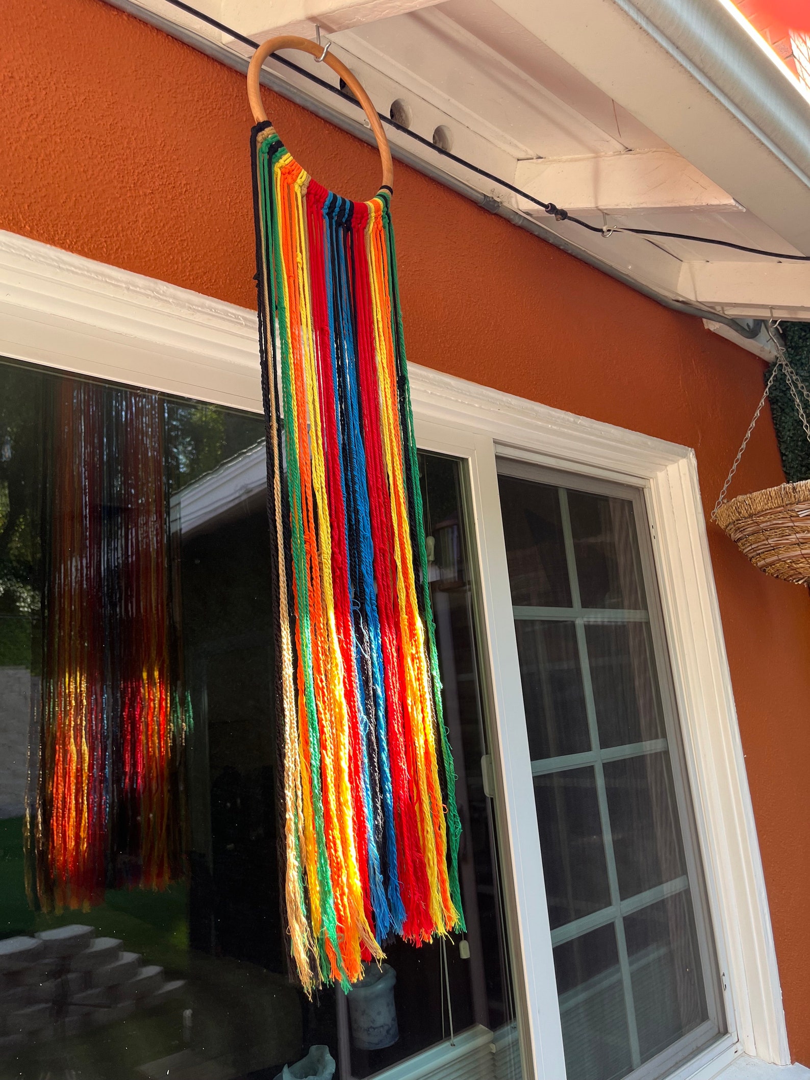 Picture of Bohemian Wall Hanging, Fiber Wall Decor - Etsy