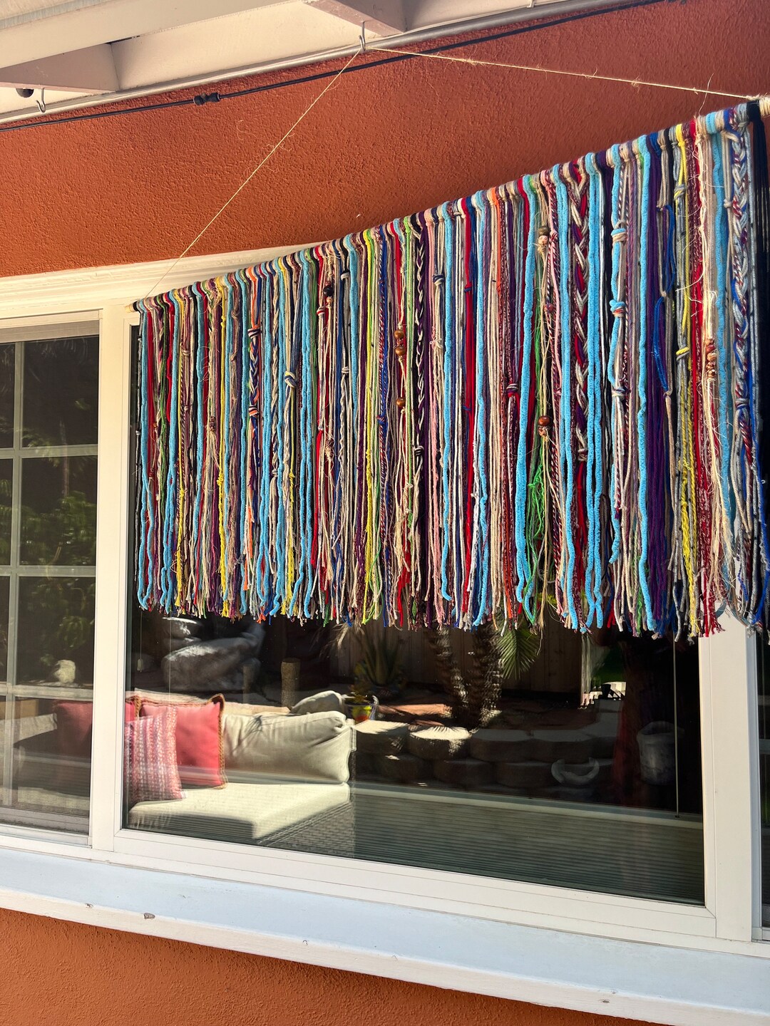 View of Bohemian Wall Art, Large Wall Hanging - Etsy