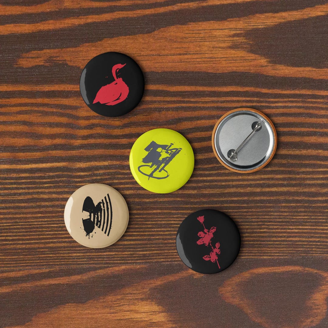 Pin Set Mode Depeche Mode Pins (set. of 5) - Etsy