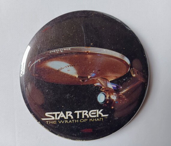 Vintage Star Trek Wrath of Kahn button set 1982 l… - image 3