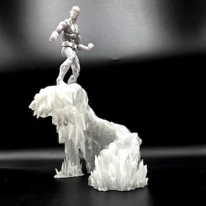 1:12 Scale Action Figure Ice Slide Power Effect for Super Heroes