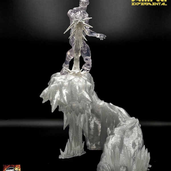 1:12 Scale Action Figure Ice Slide Power Effect for Super Heroes