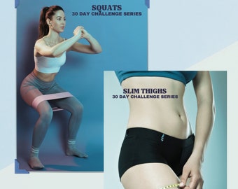 30 Day Squat and Slim Thighs Challenge Bundle