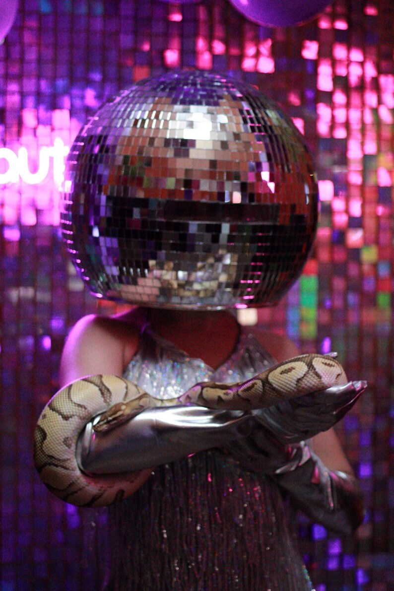 70s Raves Disco Ball Helmet: Ibiza Daft Punk 70s Rave Festival Headgear Summer ...