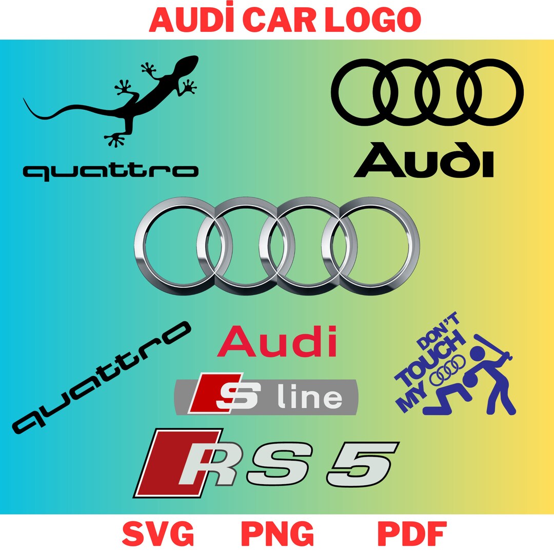 Audi Car Logo Audi Svg Png Pdf Svg Forcricut Cut File Car Etsy