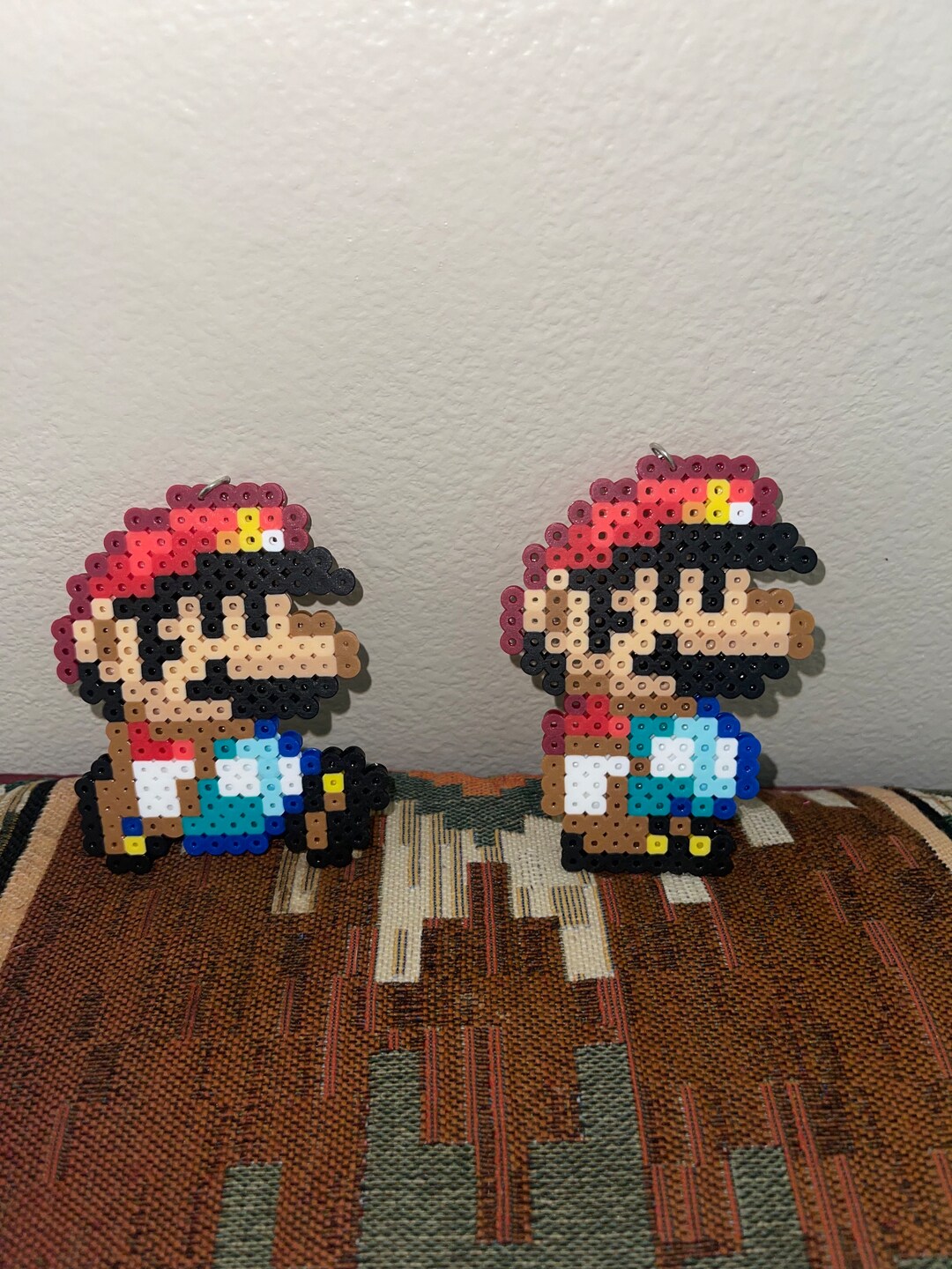 Super Mario Bros Key Chain Pixel Art - Etsy