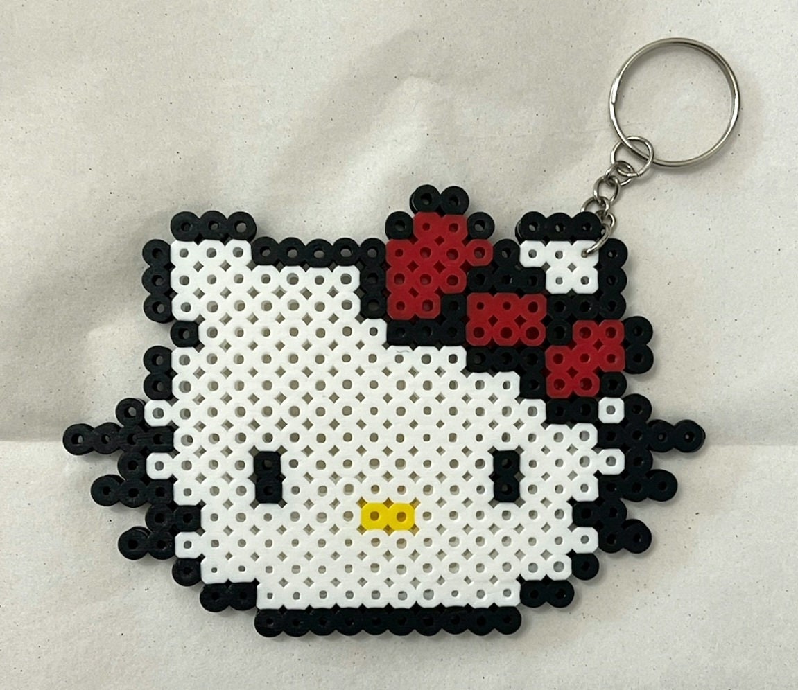 Keychain Perler Bead Paintings Krista Marie Designs Art Michael
