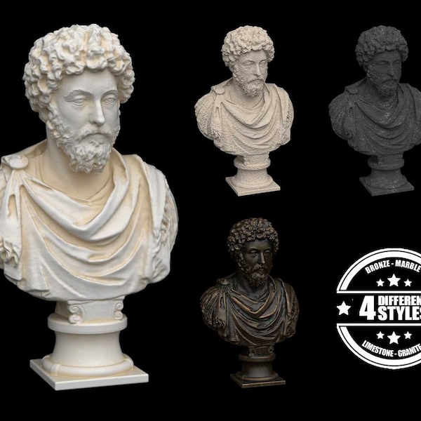 Marcus Aurelius Bust Etsy