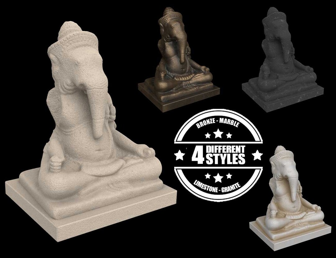 Ganesha Statue Hindi Art Sculpture Replica Statue Etsy