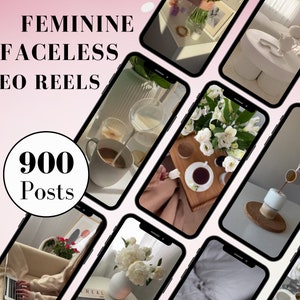 Faceless Reels Master Resell Rights, Done For You Luxury Aesthetic Videos For Faceless Marketing, Be your own Social Media Manager, PLR