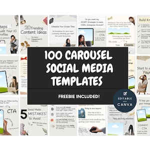 White Cozy Instagram Carousel Templates - MRR PLR Digital Products - Perfect for Social Media Growth - Easy to Use, PLR