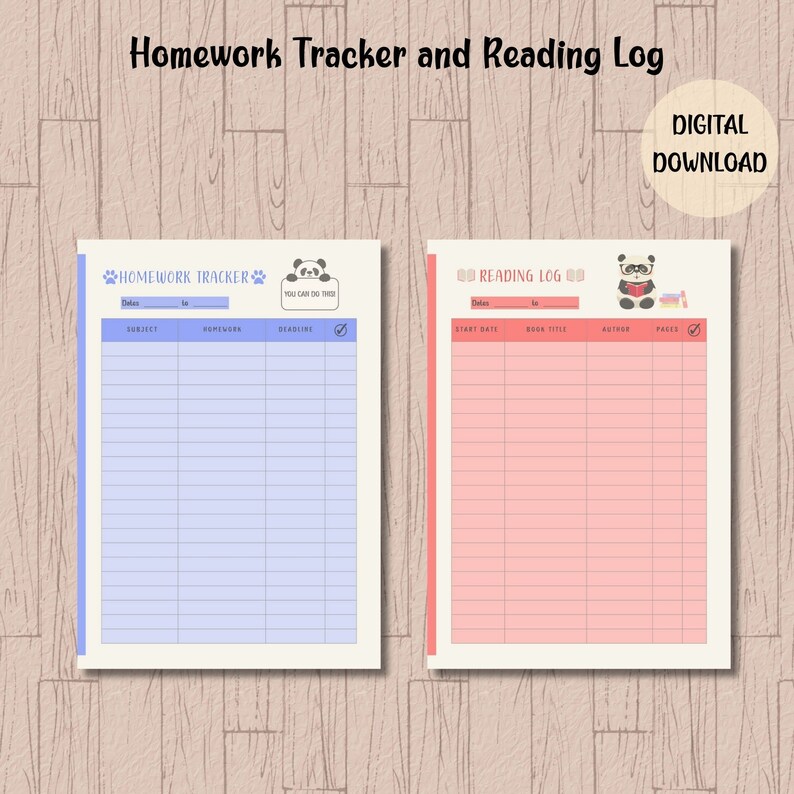 Printable Daily and Weekly Planner for Kids Kids Printable - Etsy