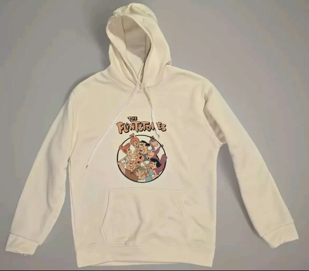 The Flintstones Custom Made Hooded Yellow Pullover Hooded