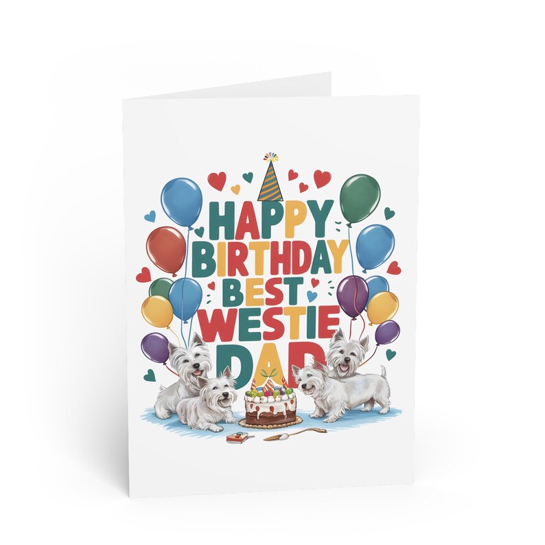 Dog Valentines Day Card | Westie Valentines Card | Dog Valentines Card - View #8