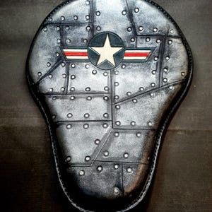 Handmade Bobber Saddle,Bobber Seat,Custom Leather seat,Chopper Design Saddle,Handmade Big Custom Seat,Harley Seat,Motocycle Saddle,Solo Seat