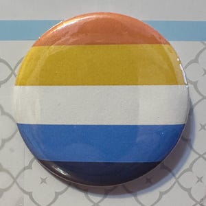 Aromantic Asexual “AroAce” Pride Flag 2.25” Button/Pin, Keychain or Magnet!