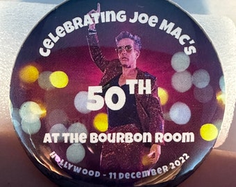 US Dates! Joey Mac McIntyre 50 for 50 SoloJoe Tour Buttons!  You Pay for Shipping ONLY! :)