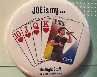 WILD CARD The Right Stuff Residency 2.25” Button/Pin, Keychain, or Magnet!  NKOTB!  Choose your favorite New Kid!