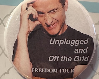 Joey McIntyre Freiheit: Unplugged and Off the Grid Tour 2.25 ”Button, Schlüsselbund oder Magnet!  Zwei Designs!