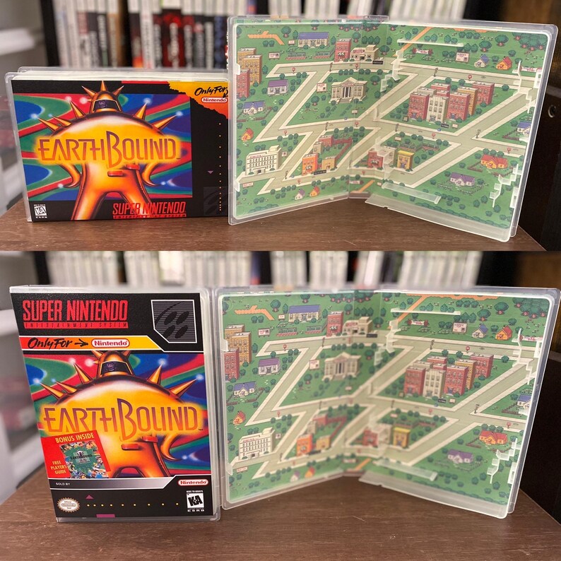 Super Nintendo or Super Famicom (PAL/JPN) Custom Game Cases. 100’s of game artworks available! Horizontal or Verical styles. Any Game! image 2