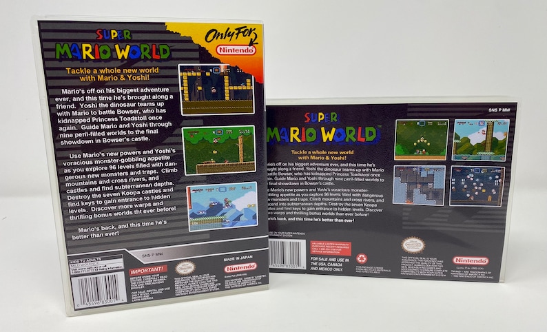 Super Nintendo or Super Famicom (PAL/JPN) Custom Game Cases. 100’s of game artworks available! Horizontal or Verical styles. Any Game! image 4