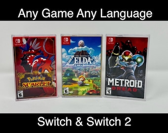 Estuches de casete personalizados para Switch y Switch 2