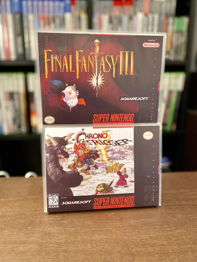 Super Nintendo or Super Famicom (PAL/JPN) Custom Game Cases. 100’s of game artworks available! Horizontal or Verical styles. Any Game! image 6