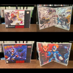 Super Nintendo or Super Famicom (PAL/JPN) Custom Game Cases. 100’s of game artworks available! Horizontal or Verical styles. Any Game! image 3