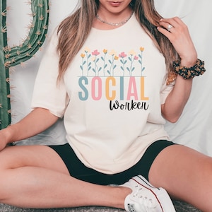 Womens Social Worker T Shirt Graduation Social Work Month Womens Social Worker T Shirt Graduation Social Work Month
