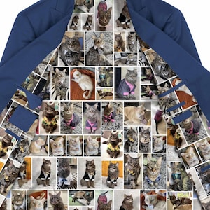 Custom Pet Photo Collage Suit Lining: Personalized Jacket Interior, Keepsake Gift