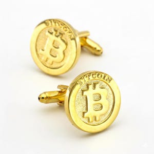 The Digital Sovereign Bitcoin Cufflinks