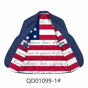 Custom Flag Suit Lining: Patriot Pride, Personalized Tuxedo Lining