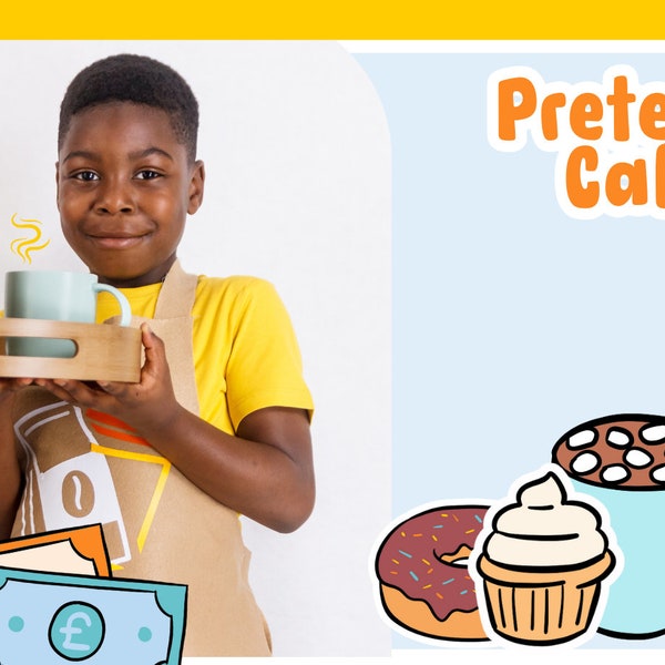 Pretend  Play Cafe INSTANT DOWNLOAD