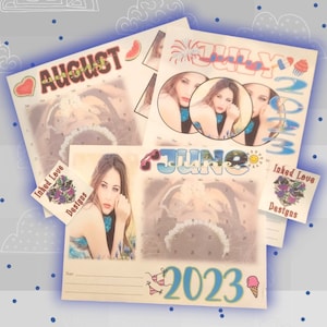 Monthly Calendars- CUSTOMIZABLE Stationary from your Prison Wife