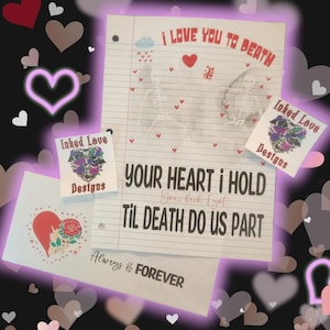 Your heart I hold - Stationary from your Prison Wife