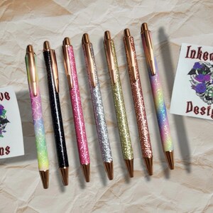Colorful Glittery Writing Pen Set- Stationary from your Prison Wife