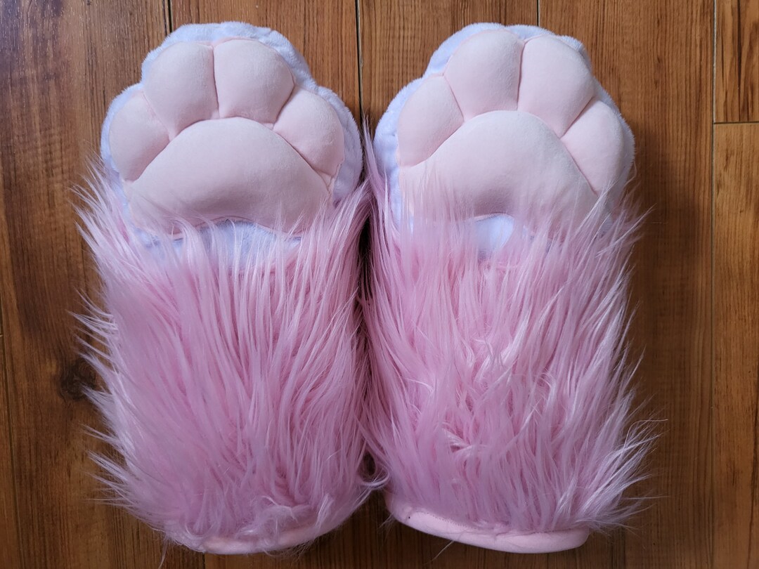 Chibi Fursuit Paws, Pink, Puffy Paws, Mochi Paws, Fursuit Paws Premade ...