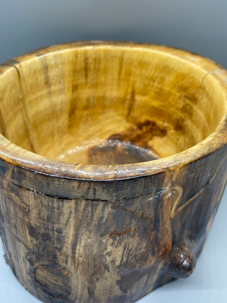 Handmade Aspen Wood Bowl Etsy