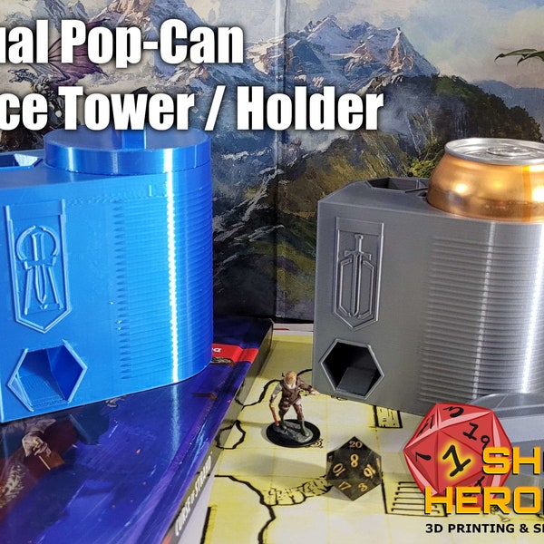 Dice Tower Can Holder Etsy Canada